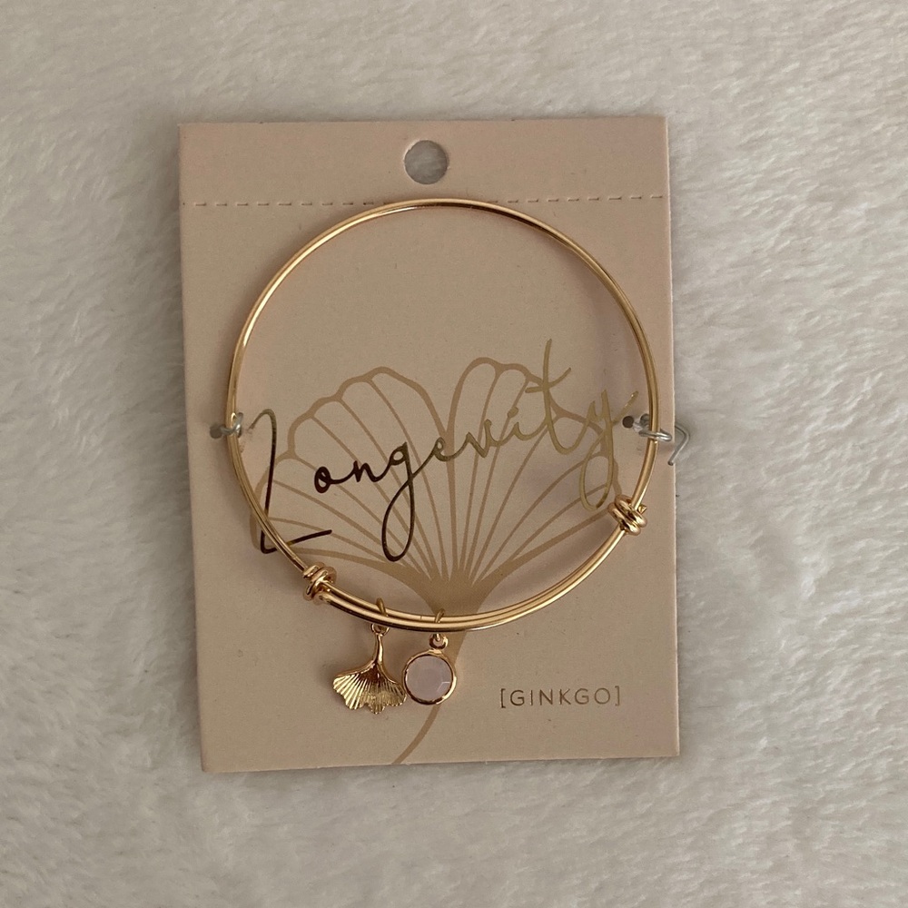 NWT Avenue 9 ginkgo longevity bracelet